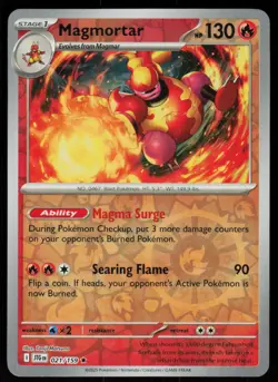 Magmortar 021/159 Rare Journey Together Pokemon Reverse Holo Near Mint - Image 1