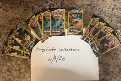 Pokemon TCG Sun & Moon Team Up Sealed Booster Pack Lot 12 Packs English 2019 - Image 1