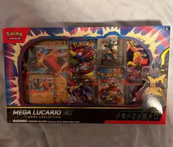 Pokemon TCG Mega Lucario ex Figure Collection Box 1 Box English 2016 - Image 1