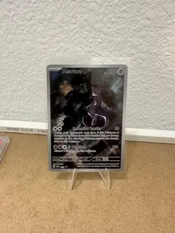 Pokemon Mewtwo 052 Sword & Shield Black Star Promos Full Art Holo Promo NM - Image 1