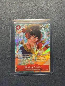 One Piece Trading Card Game Monkey D Luffy OP12-015 SR - Image 1