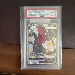 #2 2020 Pokemon SWSH Champion's Path Secret #079 FA Charizard V PSA 10 GEM MINT - Image 2