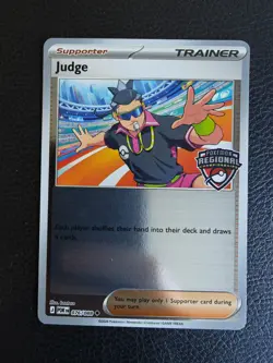 Pokemon TCG - Judge 076/088 Regional Stamped Promo Reverse Holo Perfect Order - Image 1