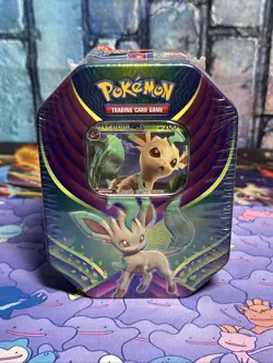 Pokemon TCG - Leafeon GX Tin Brand New Sealed XY - Image 1