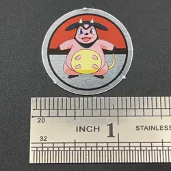 Miltank Pokemon Paper Ginpika Medal Card Nintendo Japanese Rare TCG S206-86 - Image 2