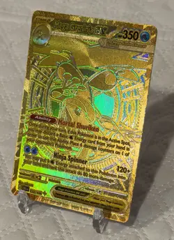 2026 Pokemon Chaos Rising Ultra Rare Gold Mega Greninja EX 122/086 - Image 2