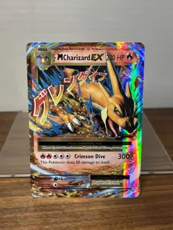 M Charizard EX 13/108 XY Evolutions Mega EX Full Art Holo Ultra Rare EN 2016 - Image 1