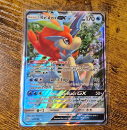 The Pokemon Company Pokemon TCG Keldeo GX 47/236 SM-Unified Minds UR Holo EN - Image 1