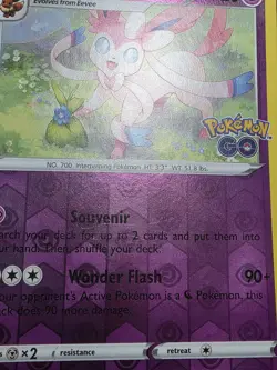 MP Sylveon 035/078 Reverse Holo Pokemon GO Pokemon - Image 5