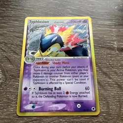 Pokemon Typhlosion Delta Species Holo 12/101 EX Dragon Frontiers - LP - Image 1