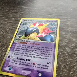 Pokemon Typhlosion Delta Species Holo 12/101 EX Dragon Frontiers - LP - Image 3