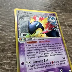 Pokemon Typhlosion Delta Species Holo 12/101 EX Dragon Frontiers - LP - Image 4