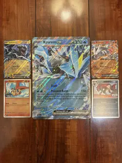 Pokemon Black Bolt & White Flare Heavy Hitters Collection Box Promo Lot of 5 NM - Image 1