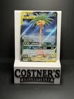 Rowlet & Alolan Exeggutor GX (Alt Art) Pokemon 215/236 Sm-Unified Minds MP+ - Image 1