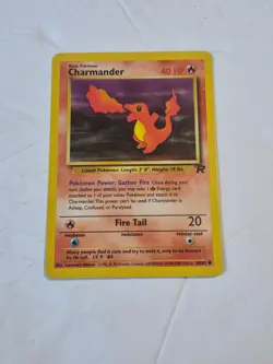 Charmander 50/82 Common Team Rocket Pokemon Unlimited Near Mint - Image 1