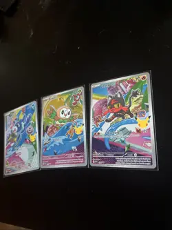 Rowlet Litten Popplio MEP 043 044 045 Pokemon 30th Anniversary First Partner Set - Image 2