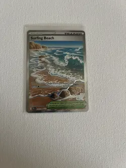 Pokemon Surfing Beach (114/126) Chaos Rising NM HOLO - Image 1