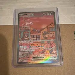 Pokemon Mew ex SVP 053 Scarlet & Violet Promo Holo Full Art 180 HP Basic EN - Image 1