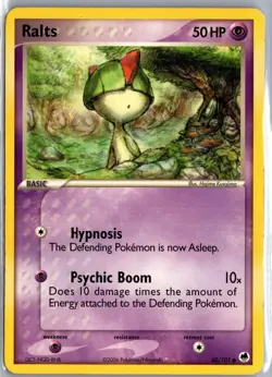 Ralts 60/101 Common Dragon Frontiers Pokemon Lightly Played - Image 1