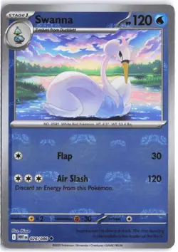 Swanna (Master Ball Pattern) 026/086 Uncommon White Flare Pokemon NM - Image 1