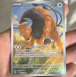 The Pokemon Company Pokemon TCG Tauros 096/086 CR1en Holo Rare Basic 130HP EN - Image 1