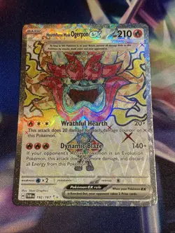 Pokemon Hearthflame Mask Ogerpon ex 192/167 Ultra Rare Twilight Masquerade NM/M - Image 1