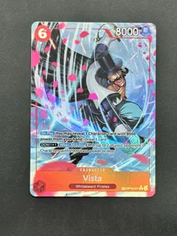 Vista OP16-011 TR Alt Art Treasure Rare OP16 The Time of Battle One Piece NM - Image 1