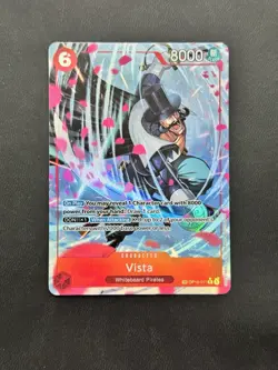Vista OP16-011 TR Alt Art Treasure Rare OP16 The Time of Battle One Piece NM - Image 2