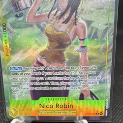Bandai Nico Robin OP15-109 Rare Holo Alt Art Character 7000 Power 7 Cost Eng - Image 2