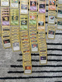 104 Uncommon & 26 Rare Base Set Pokemon Card Lot LP-MP-HP Conditions - Image 4