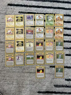 104 Uncommon & 26 Rare Base Set Pokemon Card Lot LP-MP-HP Conditions - Image 5