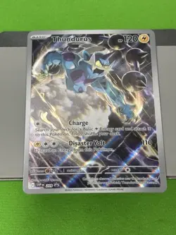 Thunderous 209 Promo Card Scarlet & Violet Black Bolt ETB Pokemon TCG - Image 1