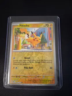 Pokemon Pikachu TCG Reverse Holo Card 062/193 Paldea Evolved - Image 1