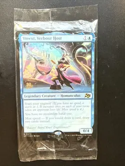 FOIL Vnwxt, Verbose Host #0073 PRERELEASE Promo MTG Aetherdrift SEALED - Image 1