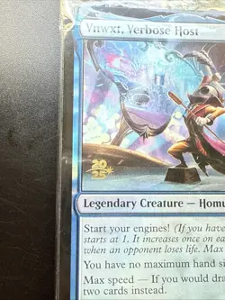 FOIL Vnwxt, Verbose Host #0073 PRERELEASE Promo MTG Aetherdrift SEALED - Image 2