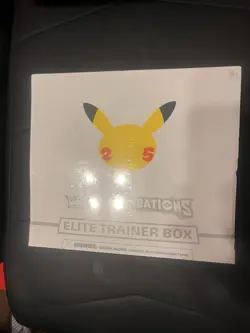 Pokemon TCG Celebrations Elite Trainer Box 25th Anniversary English 1 Box - Image 1