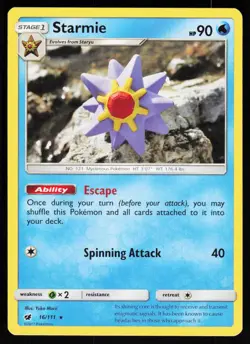 Starmie 16 111 R Crimson Invasion Pokemon Near Mint - Image 1