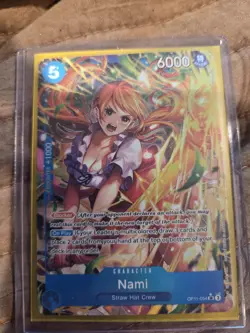 Nami OP11-054 Alternate Art One Piece Card English, a Fist of Divine Speed - Image 1