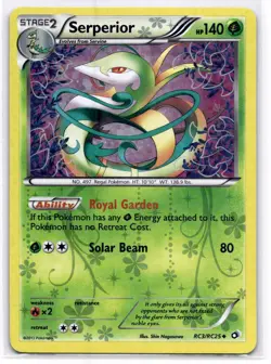 Serperior RC3/RC25 Legendary Treasures: Radiant Collection Uncommon NM Pokemon - Image 1