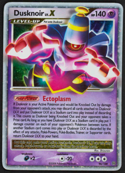 Pokemon Dusknoir Lv.X 96/100 D&P Stormfront Ultra Rare (MP) - Image 1