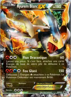 White Kyurem EX - BW63 Black and White Promos MP Holo Pokemon TCG FRENCH - Image 1