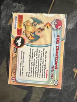 2000 Topps Chrome Pokemon Charizard #6 - Image 2