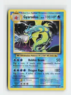 Gyarados 34/108 Holo Rare XY - Evolutions Reverse Holofoil Pokemon NM - Image 1