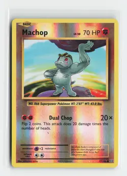 Machop 57/108 Common XY - Evolutions Reverse Holofoil Pokemon NM - Image 1