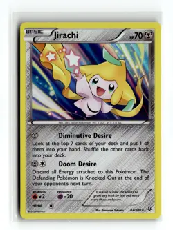 Jirachi 42/108 Holo Rare XY - Roaring Skies Holofoil Pokemon NM - Image 1