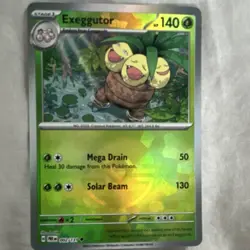 Pokemon Exeggutor Master Ball Pattern Holo 002/131 Sv: Prismatic Evolutions Unc… - Image 1