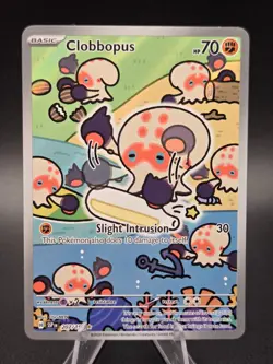 Clobbopus - Illustration Rare SV08: Surging Sparks 207/191 NM Pokemon - Image 1