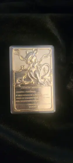 1999 BK 23k Gold Plated Mewtwo Pokemon Card! In original plastic casing - Image 2