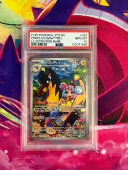 Iono's Kilowattrel 163/159 Journey Together English PSA Graded 10 Pokemon TCG - Image 1
