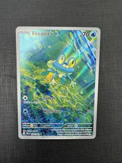 Pokemon Froakie Full Art Holo Water 70 HP Chaos Rising 086/083 English Near Mint - Image 1